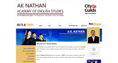 Desktop Screenshot of aknathan.com