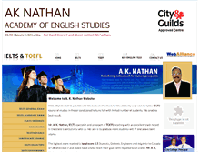 Tablet Screenshot of aknathan.com